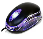 Zysk Glink Wired USB Mouse with 3D Optical (Black)