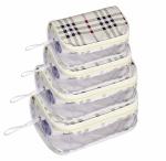 Vyora Transparent Makeup Pouch Cosmetic Organizer Storage Bag (Set Of 4) Burberry