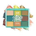 Glam21 Floral Hues 9in1 Matte & Shimmers Eyeshadow Palette | Crease-resistant-7.2g, Hibiscus-05