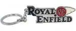 Blue Aura Royal Enfield Black Metal Keychain For Bullet Classic 350, Thunderbird 500 Electra Key Chain