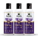 Floni Hairfall-Control Hair Oil For Strong, Long Silky And Shiny Hair, 100 Ml Each (Pack Of 3)