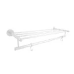 Parryware Standard High Grade Stainless Steel Folding Towel Rack for Bathroom (Chrome Finish) (Pack of 1)