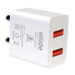 15W Dual USB Charger 3.0A Fast Charging Adaptor for All Android and iOS Devices TC 333 Adapter