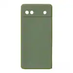 The Hatke Dark Green candy Silicone Case for Google Pixel 6A (Dark Green, Hard Case, Silicon)
