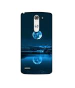 Casotec Moon At Night Design 3D Printed Hard Back Case Cover for LG G3 Stylus