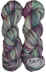 M.G Enterprise Wool Yarn, Micro Rangoli tres Purple Mouse 200 Grams.