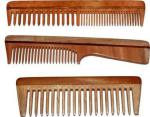 Ginni Marketing Neem Wooden Comb for Men & Women (Pack of 3)