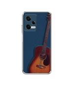 Casotec Guitar Design Printed Silicon Soft TPU Back Case Cover Redmi Note 12 5G
