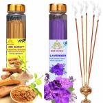 Sri Guru Lavender Agarbatti(incense Sticks) pack of 2 (100g+ 100g) Fragrance Lavender