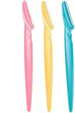 OPTRA-Vnz Painless Face Hair Removal Exfoliating Dermaplaning Tool Tinkle Facial Razor (Set Of 3)