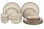 Bodhi House Handcrafted Stoneware Dinner Set Ceramic Set of 20 Pieces