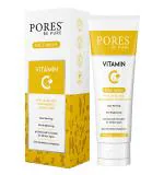 PORES Be Pure Vitamin C Face Wash - With Lactic Acid, Niacinamide & Jojoba Ester - 100 mL