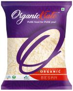 OrganicKrate Organic Besan (Gram Flour) - Chana Besan - Preservative Free - Harmful Chemical Free - GMO Free - 1 Kg