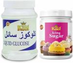Mr.Kool Icing Sugar Powder for Baking 400 gm and Liquid Glucose Corn Syrup 1 kg