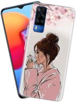 Fashionury Back Cover for VIVO Y51 (Multicolor, Grip Case, Silicon, Pack of: 1)