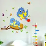 Aquire Multicolor PVC Vinyl Wall Sticker, 80 cm