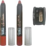 Glam21 Lip Deep Matte Lipstick, Lip Crayon Sharpener (Pack Of 3)