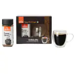 Continental Freeze Dried Coffee 100g Jar + Double-Walled Glass Mug Combo | 100% Arabica Coffee |