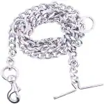 SUPER CHAIN Amazing Quality Super Premium (Large) Dog Chain Heavy Strength 160 cm Dog Chain Leash (Steel)