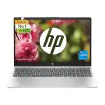 HP Laptop 15, 13th Gen Intel Core i5-1335U, 15.6-inch (39.6 cm), FHD, 16GB DDR4, 512GB SSD, Intel Iris Xe Graphics, FHD Camera w/Privacy Shutter (Win 11, MSO 2021, Silver, 1.59 kg), fd0013TU