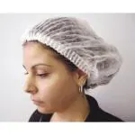 Adaamya - 100 Pcs White Disposable Bouffant Cap - Size 18