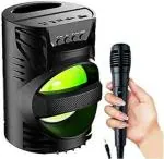 Guggu LJZ_648L_LZ4104WS-04 4.1 Channel 15 W Karaoke Bluetooth Speaker with Mic (Black)