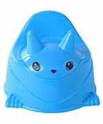 Korbox Froggy Animal Bunny Shaped Potty Chair With Lid Blue For Kids