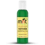 MNT Vetiver Essential Oil for Aromatherapy, Massage, Hair Care and Skin Care 100 ml