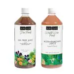 Kapiva Dia Free Juice, 1L | Clinically Proven Diabetes Care | Amla, Karela, Jamun, Guduchi & 7 More + Aloe Garcinia Juice| Diabetes & Weight Management Combo