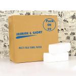 JASMINE & GLORY | M Fold Tissue Paper | High Absorbent | Pack Of 10 | 40 GSM| 22.3 X 20.4 | Virgin Paper | Pure White Paper | 150 Sheet Per Pack