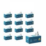 Shrayati Facial Tissue Soft Pack - Skin-Friendly, Highly Absorbent, 2-Ply, 100 Pulls Per Box, Multipurpose Face Tissues in Decorative Tissue Box, Perfect for Personal Use and Office Spaces, Pack of 12