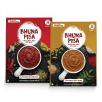 Bhuna Pisa Ready to Cook Multi Flavor Combo pack of 2(100g x 2)Chatpata Chettinad &Kashmiri Khwahish