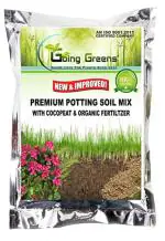 Going Greens New Improved Premium Potting Soil Mix with Organic Fertilizer and Cocopeat (5Kg)