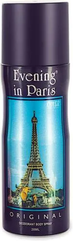 PasCom OSR Evening In Paris Deodorant 200ML Deodorant Spray - For Men & Women | Long Lasting Skin Friendly Deo Spray for Everyday use