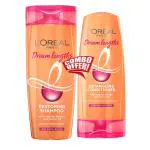 Loreal Paris Shampoo 180 ml & Conditioner 180 ml, Nourishes, Repair & Shine, For Long and Lifeless Hair, Dream Lengths, combo Pack (1+1)