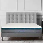 Roma Puf Levata Eurotop White Memory Foam Luxury Super Soft Single Bed Mattress, 75X36X6