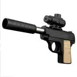 Shivsoft Mini Toy Gun for Kids with Soft Bullets and Plastic 6mm Bullets Shooting Gun | Sniper Gun for Kids (Pack of 1 pc,10 Bullets,Multi Color Long Range Gun pubg Gun for Shooting)