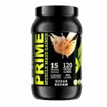Bigflex Prime Muscle Mass Gainer, 1Kg [ Kesar Badam ] | High Protein and High Calorie Mass Gainer, Weight Gainer | 593 Calories | 15G Protein | 3G Creatine | With Added Digestive Enzymes | Lab Tested