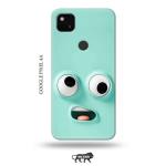 Tweakymod Printed Funny FAce Emoji Back Cover For Google Pixel 4A