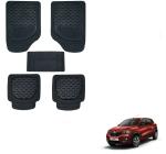 Kozdiko Black Car Mats For Renault Kwid (Pack of 5)