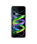 Casotec 3D Spiral Design Printed Silicon Soft TPU Back Case Cover Redmi Note 12 5G