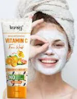  KURAIY Premium Vitamin C Brightening Face Wash For Dry Skin Oily Skin Combination Moisturizing 