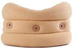 Prourban Plastic, Nylon, Spandex, Cotton Beige Ortho Relive Cervical Collar Neck Support - 46 - 52 Cm