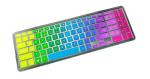 iFyx Dell Inspiron 15 inch Rainbow Silicone Keyboard Skin Protector Case Cover