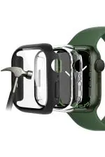 Bakeey Spguard Black And Clear PC 45mm Screen Protector For Apple Watch Series 7 (Pack Of 2)