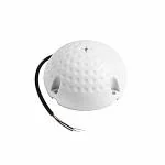 PremiumAV Round Mic Microphone Sound Monitor CCTV Security Camera Audio Pickup Device, White