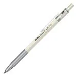 Scrikss Office Graph-X Brass Body Lacquered with Ivory Plating Mechanical Pencil With 2.0 mm Lead, 2B Grade, Mini Removable Sharpener, Push Mechanism, Titanium Plated Clip, Swivel Grip, 66338