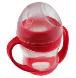 Manan Shopee Kids Red Plastic, Polypropylene Sipper Cup With Handles