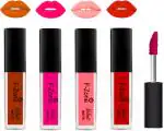 OUR BEAUTY Multicolor Kiss Proof Velvet Matte Liquid Lipstick 34, 16 Ml (Pack Of 4)