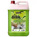 Fivanta Dishwash Liquid 5 Liter Green Kitchen Utensil Cleaner Removes Grease & Oil, Soft on Hands | Baby & Pet Safe